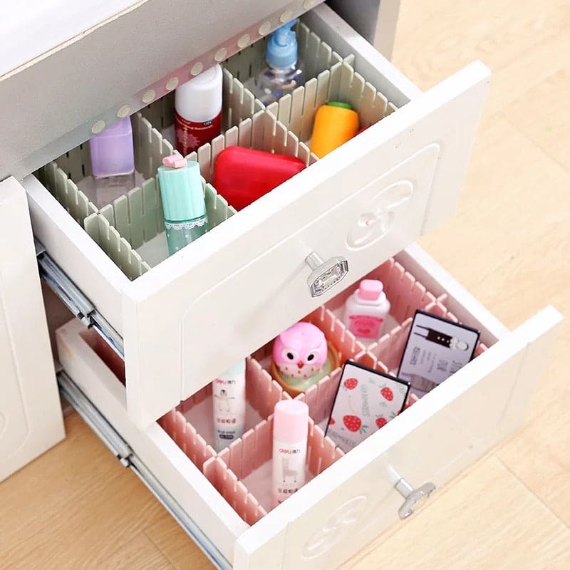 1 Pair Drawer Divider, Multipurpose Drawer Organizer, Storage Compartment Box 1 Pair Drawer Divider, Multipurpose Drawer Organizer, Storage Compartment Box